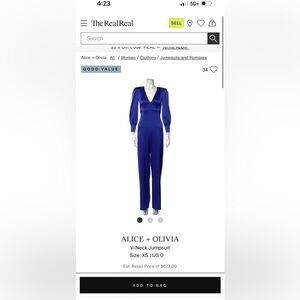 ALICE AND OLIVIA JUMPSUIT
